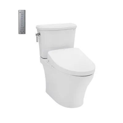 Bàn cầu hai khối kèm nắp rửa điện tử WASHLET dòng S7 TOTO CS986CGW12