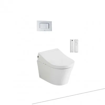 Bàn cầu treo tường kèm nắp rửa điện tử dòng S5 (Có tính năng xả tự động) TOTO CW553C/TCF34570GAA/WH172AAT/TCA502/MB170P#SS