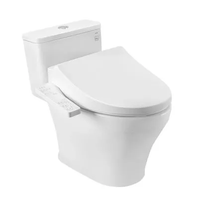 Bàn cầu một khối kèm nắp rửa điện tử WASHLET dòng S1 – TCF23661GAA TOTO MS857CDW26#XW