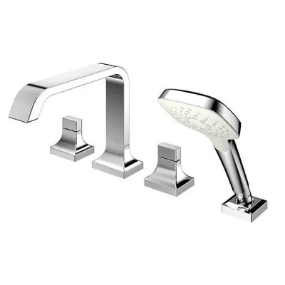 Vòi xả bồn nóng lạnh kèm sen tắm GC (4 lỗ) TOTO TBG08202A