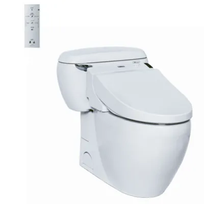 Bàn cầu một khối kèm nắp rửa điện tử ToTo MS366W6