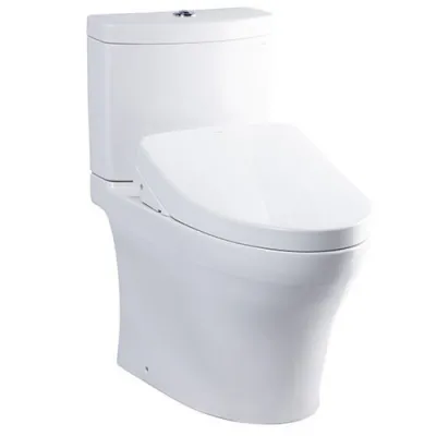Bàn cầu hai khối kèm nắp rửa điện tử TOTO CS769CDRW12