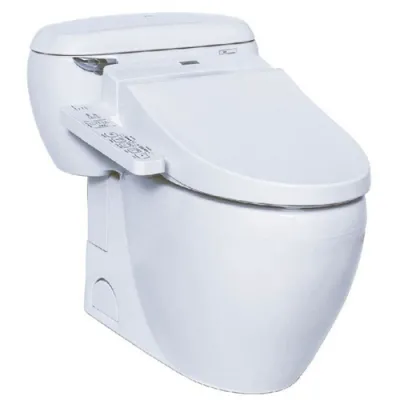 Bàn cầu một khối kèm nắp rửa điện tử TOTO MS366W7