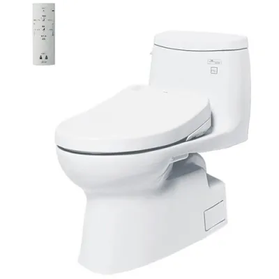 Bàn cầu một khối kèm nắp rửa điện tử TOTO MS905W4