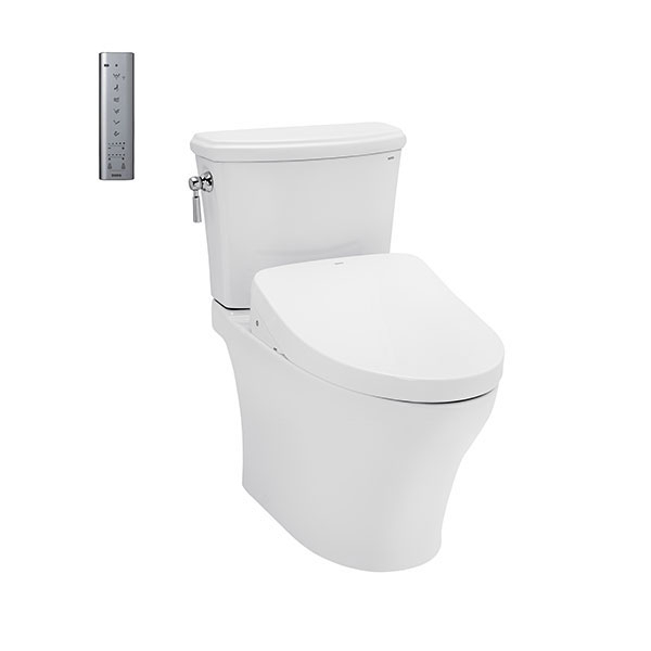 Bàn cầu hai khối kèm nắp rửa điện tử WASHLET dòng S7 TOTO CS986CGW12