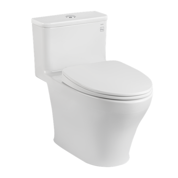 Bàn cầu một khối kèm nắp đóng êm TC395VS TOTO MS857DT10