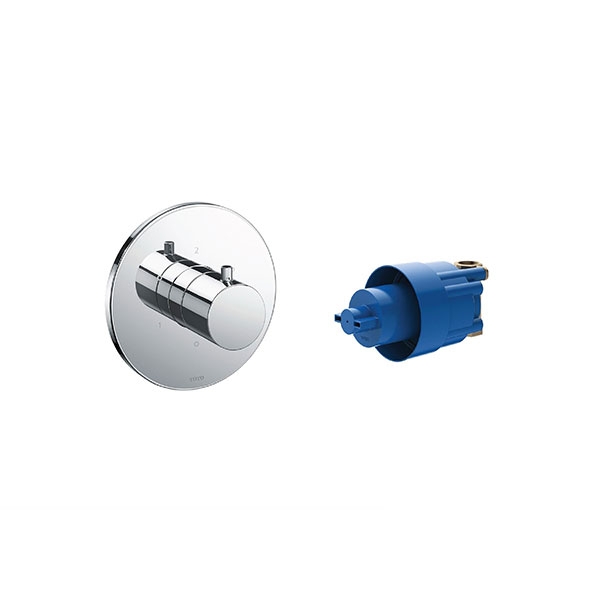 Van chuyển hướng cho sen nhiệt độ kèm phụ kiện âm tường TOTO TBV01102B/TBN01101B